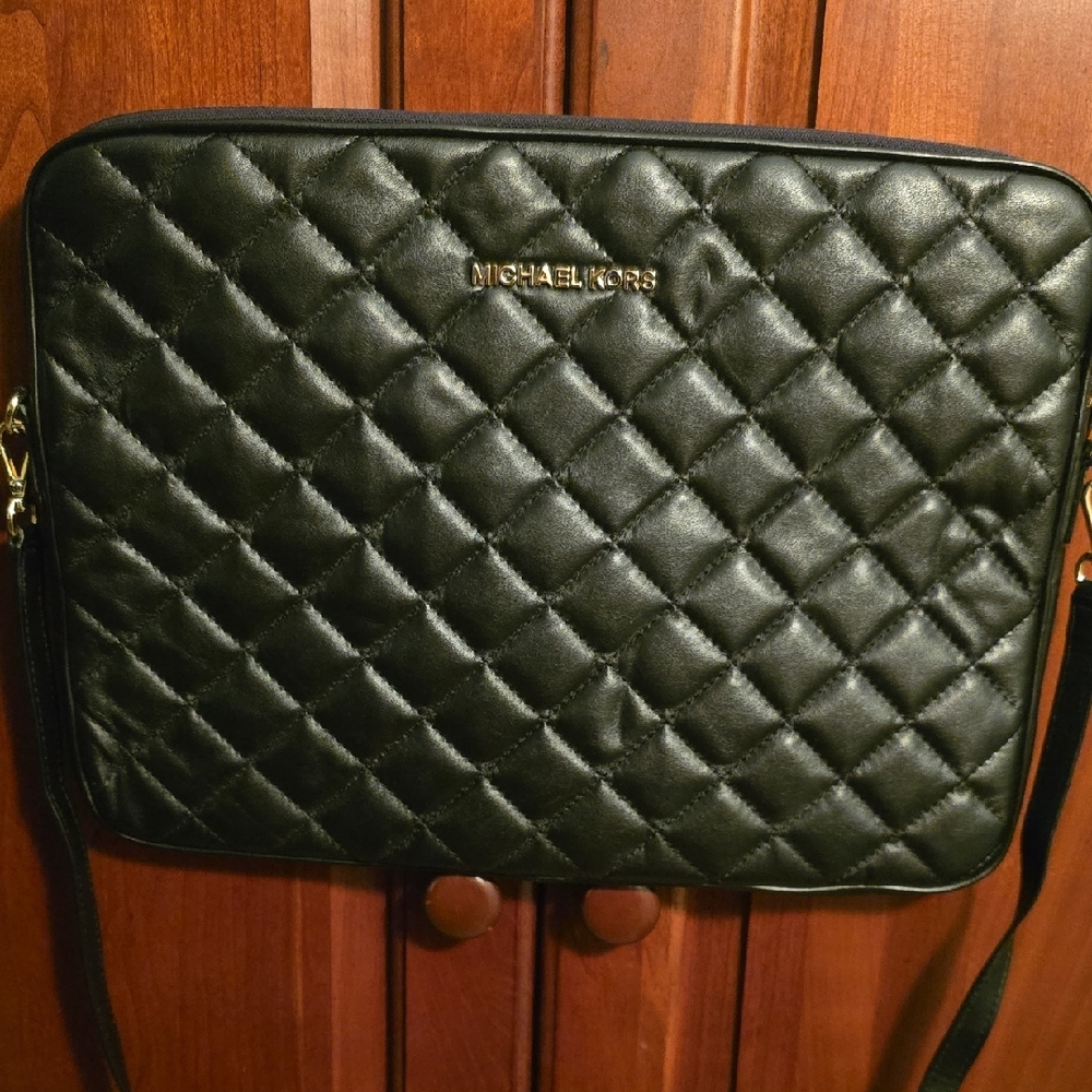 Michael Kors Quilted Black Shoulder Bag